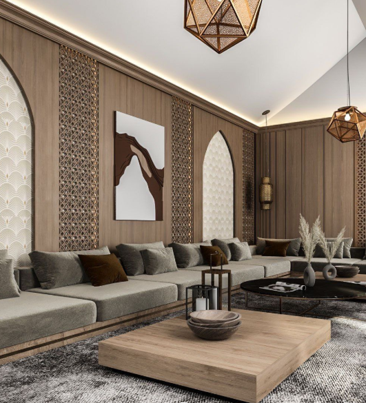 تفصيل مجالس عربية بخامات مقاومة للاستخدام اليومي تفصيل مجالس عربية